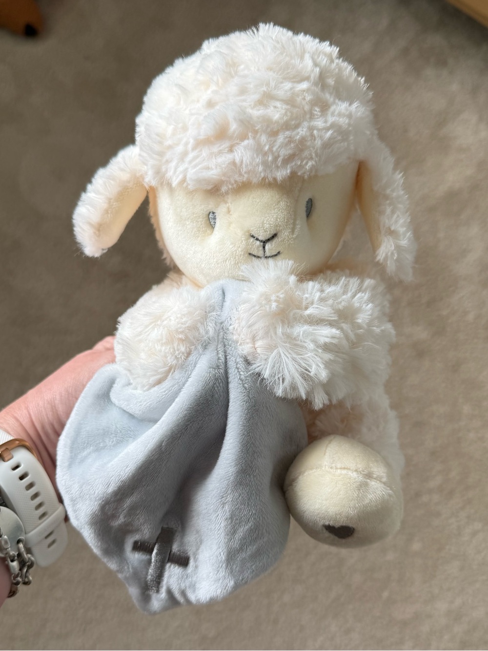Plush Lamb “Jesus Loves Me” for Newborns